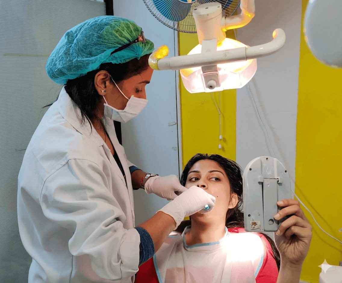 Dr. Prity checking patient 2